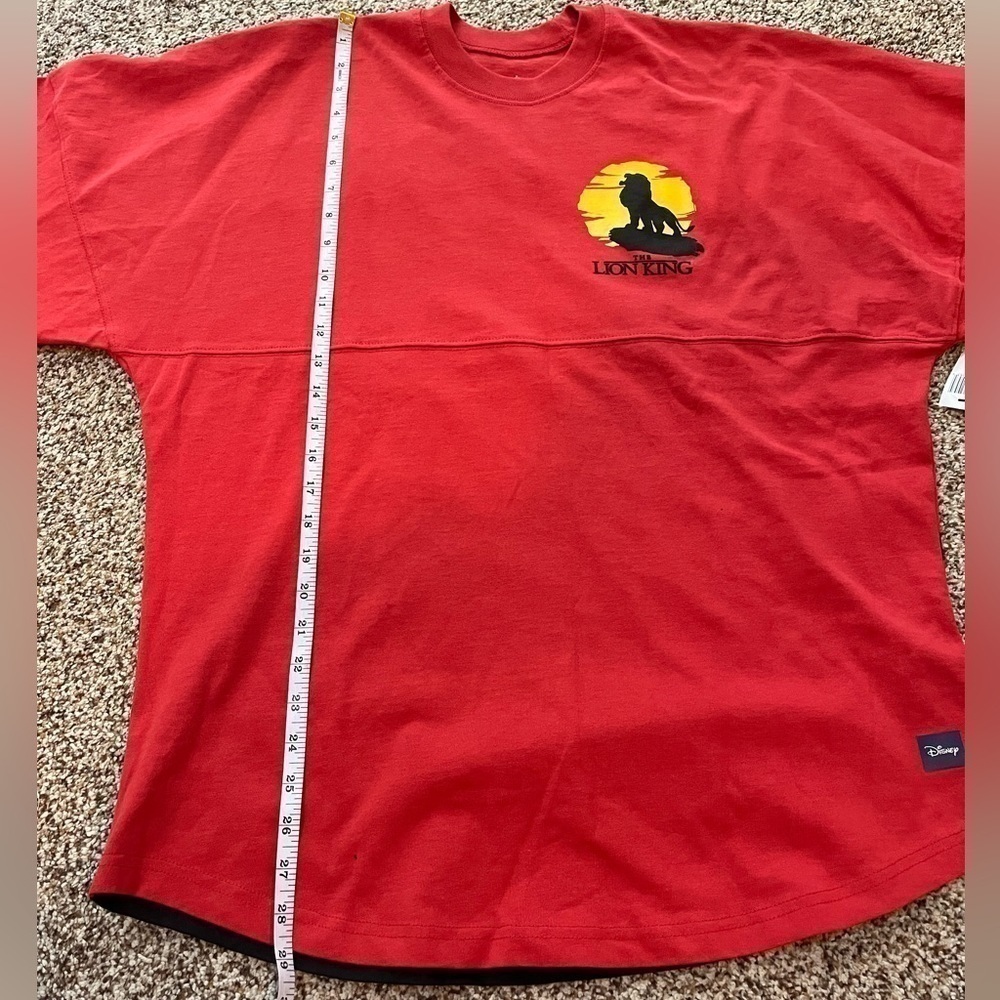 NWT Walt Disney World Lion King Red Sunset Spirit Jersey Size M - Picture 5 of 6